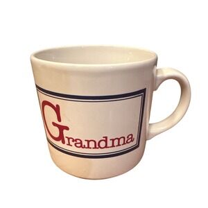 Doug Wilson Houze Grandma Coffee Cup Mug 3.5in Cream Vintage England